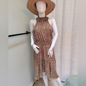 NWT Maurices Fall Color Halter Dress